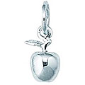 Sterling Silver Apple Charm