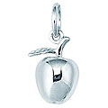 Sterling Silver Apple Charm