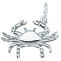 Sterling Silver Cancer Crab Zodiac Charm