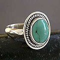 Sterling Silver 'Serenity' Turquoise Ring (Indonesia)