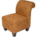Golden Medallion Roll Back Chair