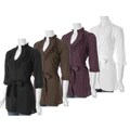 Cute Options Ruffle Neck Button-front Blouse