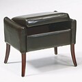 Leather Storage Ottoman