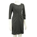 Muse Women's 3/4-sleeve Double-zip Ponte Dress