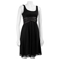Scarlett Nite Women's Satin Shutter Pleat Dress
