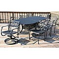 9-piece Scroll Dining Set with 102-inch Table