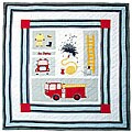 'Fire Truck' Queen-size Quilt