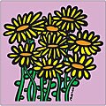Marco 'Daisies' Framed Canvas Art