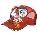 Ed Hardy Men's Skull and Heart Rhinestone Hat