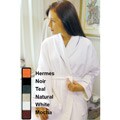 Luxury Bamboo Robe with Suede Piping