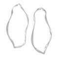 Italian Sterling Silver Twisted Hoop Earrings