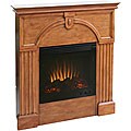Luxemburg Plantation Oak Electric Fireplace