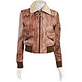 Black Rivet Women's Leather Motorcycle Jacket