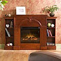 Luxemburg Electric Fireplace with Bookcases