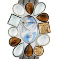 Marcel Drucker Women's Multi-gemstone 'Alura' Watch