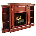 Grenoble Gel Fuel Bookcase Fireplace