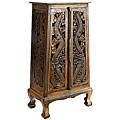 Hand-carved Thai Dragon 50-inch Storage Cabinet