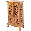 Hand-carved Flowers and Vines 40-inch Cabinet