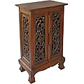 Hand-carved Flowers and Vines 32-inch Cabinet