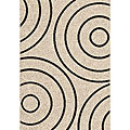 Shaggy 'Swirl' Area Rug (5'3 x 7'7)
