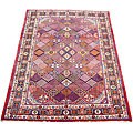 Persian Bakhtiari Purple/ Ivory Rug (7' x 9'9)