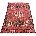 Persian Hamadan Red Rug (6'11 x 10'4)