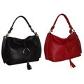 Amerileather Tasseled Leather Handbag