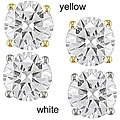 14k Gold 1 1/2ct TDW Diamond Studs (H-I, I1-I2)