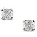 14k Gold 1/10ct TDW Round Diamond Stud Earrings