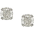 14k Gold 1/3ct TDW Round Diamond Stud Earrings (J-K, I2-I3)