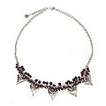 Sterling Silver 'Bright Berries' Garnet Necklace (Thailand)