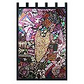 Cotton 'Wine Light' Wall Hanging (India)