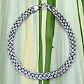 Sterling Silver 'Rattan Weave' Necklace (Thailand)