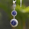 Sterling Silver Sodalite 'Legacy' Necklace (Peru)