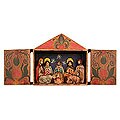 Wood 'Jesus Spoke of Peace' Retablo (Peru)