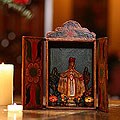 Wood 'Our Lady of Mount Carmel' Retablo (Peru)