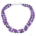 Sterling Silver Amethyst 'Paradise' Necklace (India)