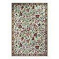 Indo 'Morning Blossom' Chain-stitched Kashmiri Rug (4' x 6')
