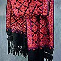 Wool 'Lavish Night' Shawl (India)