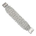 Sterling Silver 'Bali Armor' Bracelet (Indonesia)