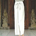 Wraparound 'White Jasmine' Pants (Indonesia)
