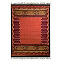 Indo 'Crisp Coral' Wool Rug (4' x 6')