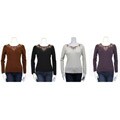 Kenneth Miller Women's Beaded Knit Top