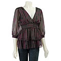 Essentials by A.B.S Tiered Blouse