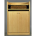 Pull-out Hamper Cabinet with Removable Clothes Bag