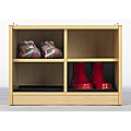 Maple 4-cubby Nightstand