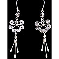Sterling Silver 'Butterfly' Dangle Earrings (China)