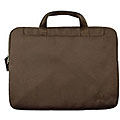 Pinder Bags THIN XS Nylon Laptop Bag-Dark Chocolate