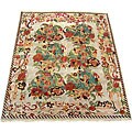 Indo William Morris Grey Rug (8' x 10')