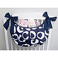 Babykins Navy Baby Toy Bag